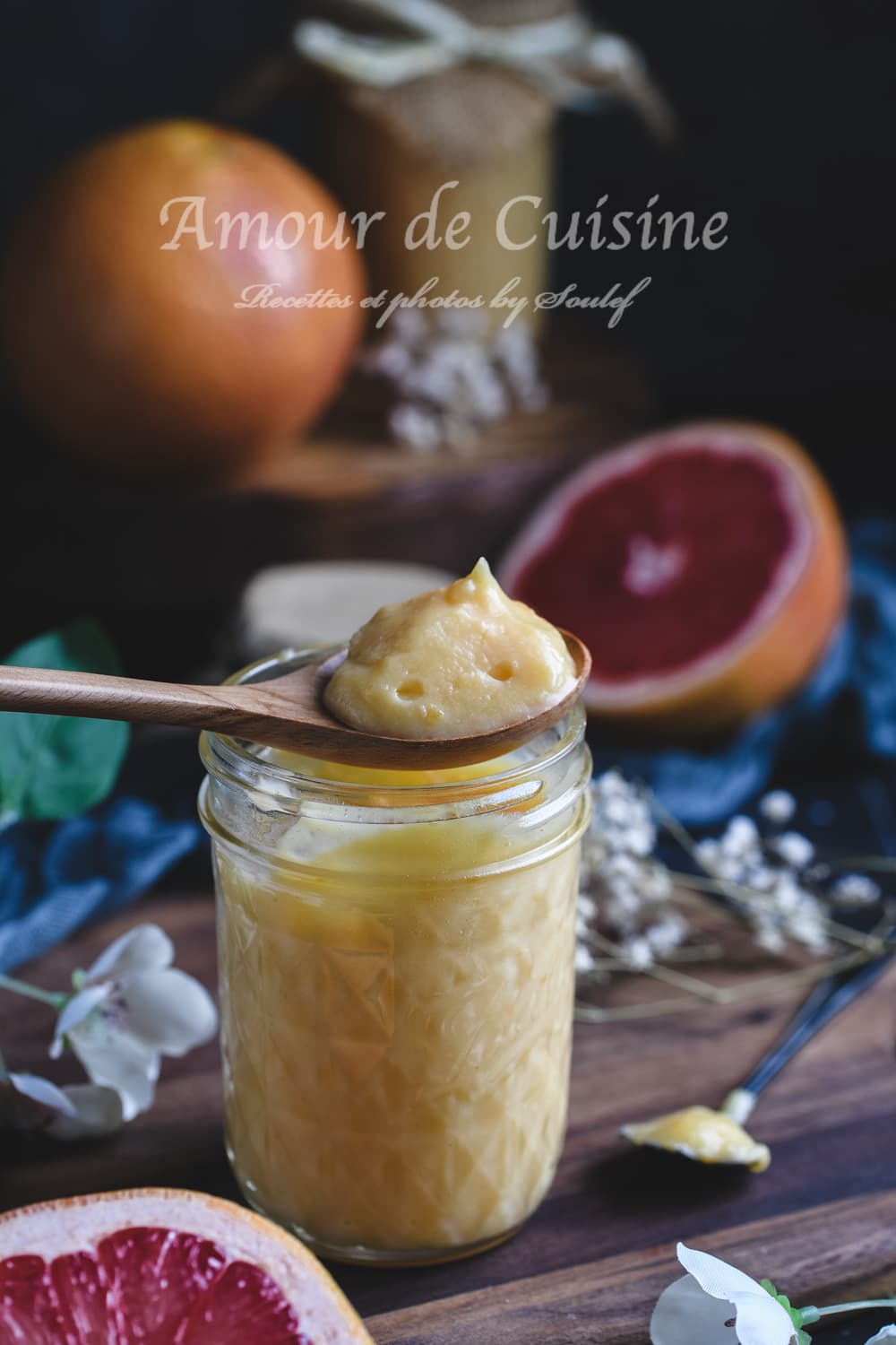 Curd de pamplemousse au Thermomix ou sans