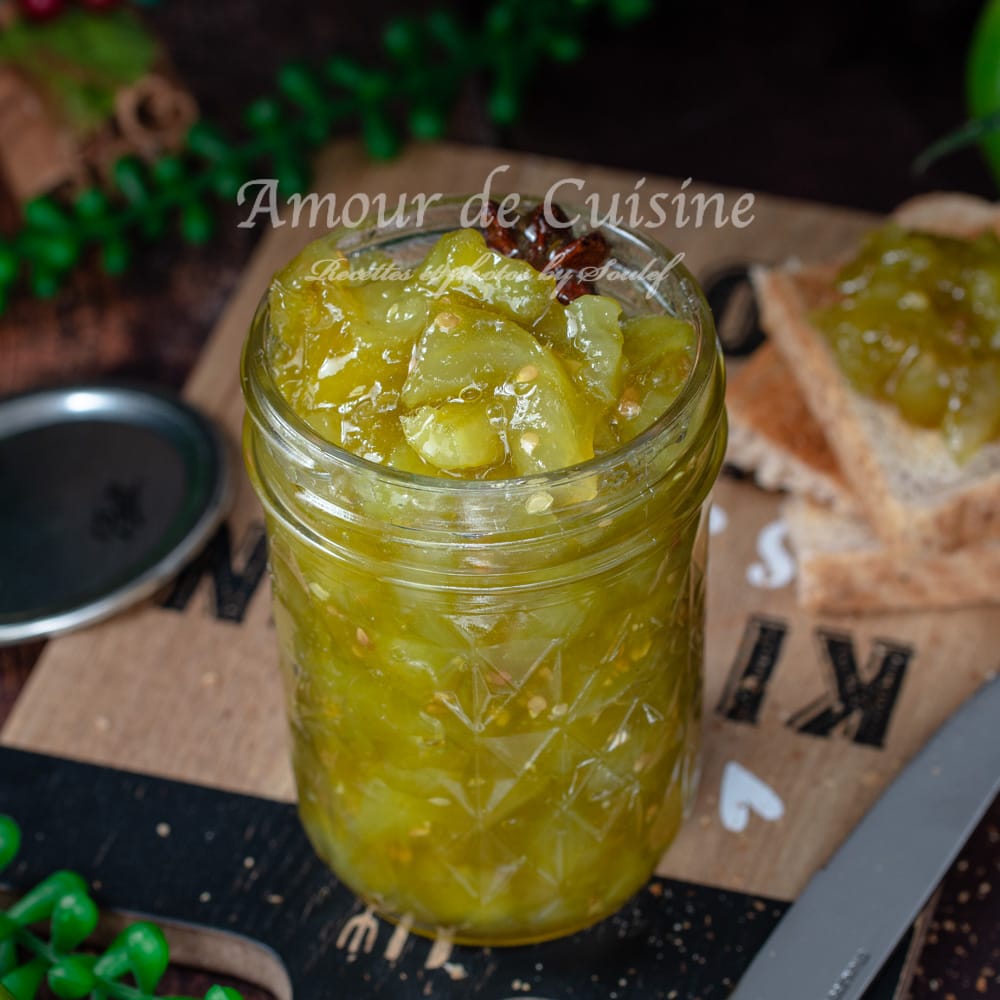 Recette confiture de tomates vertes