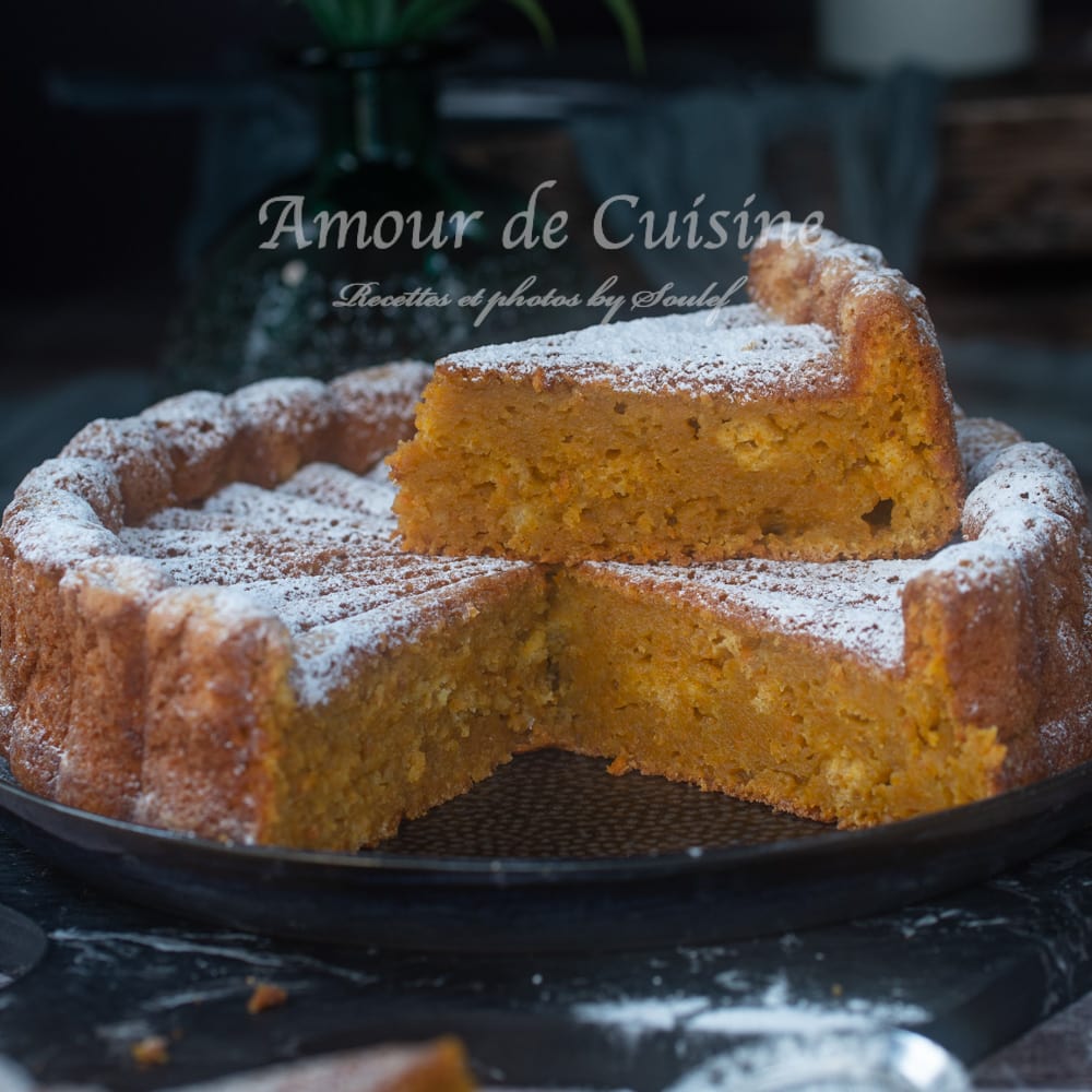 Gateau à la patate douce à la vanille