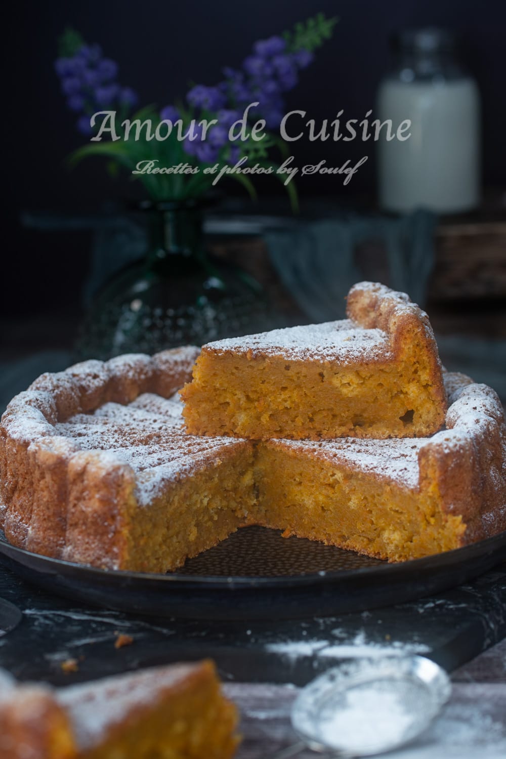 Gateau à la patate douce à la vanille