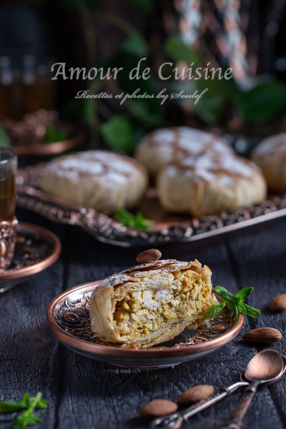 Pastilla marocaine au poulet et amandes (bastilla)