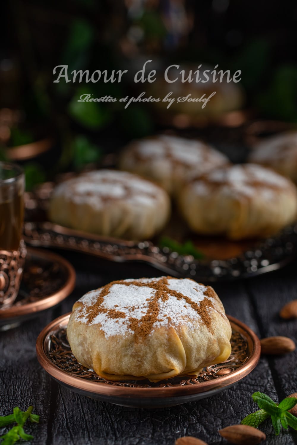 Pastilla marocaine au poulet et amandes (bastilla)