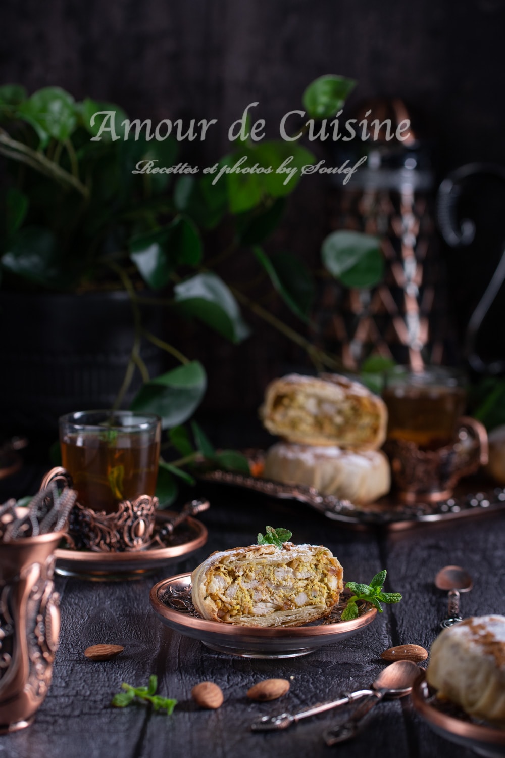 Pastilla marocaine au poulet et amandes (bastilla)