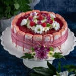 Recette du gateau charlotte aux framboises facile au mascarpone et biscuits de Reims 1