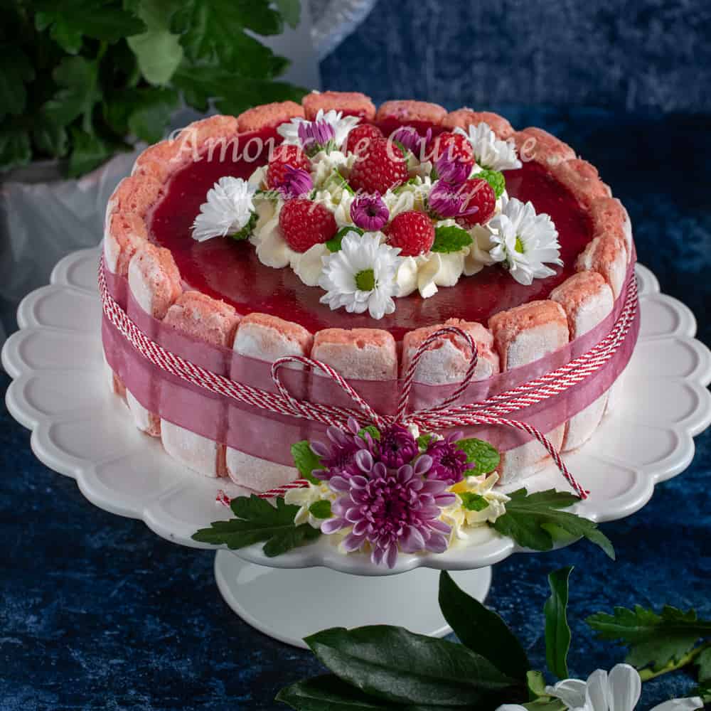 Recette de charlotte aux framboises facile