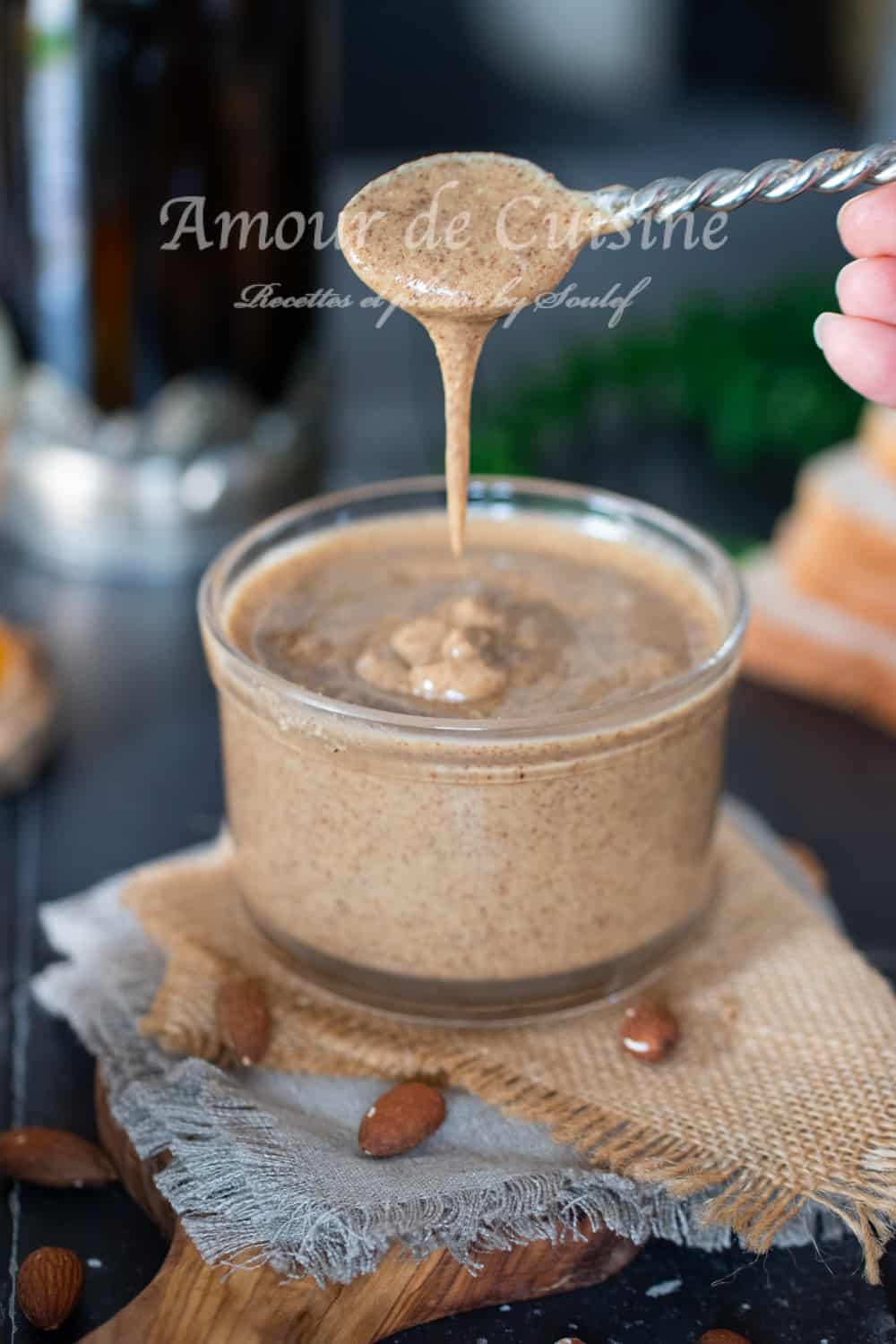 Amlou pâte à tartiner marocaine aux amandes