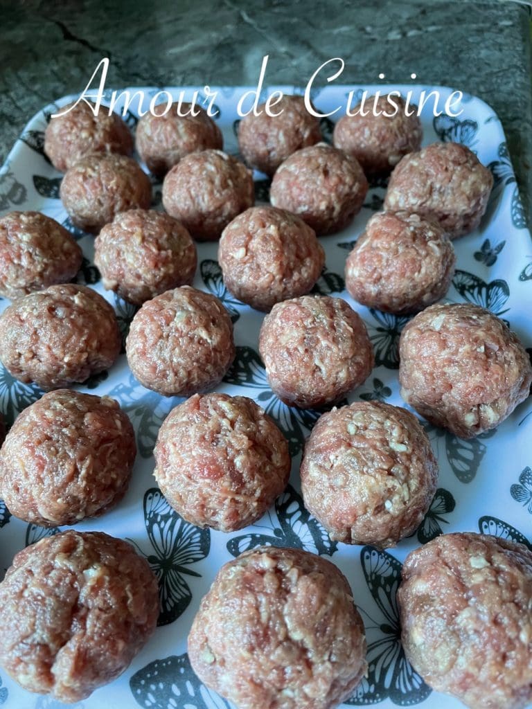 boulettes de viande hachee tendres