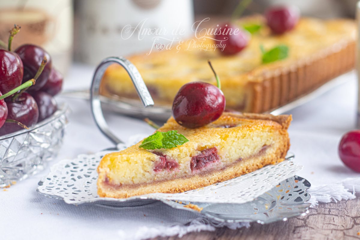 tarte amandine aux cerises