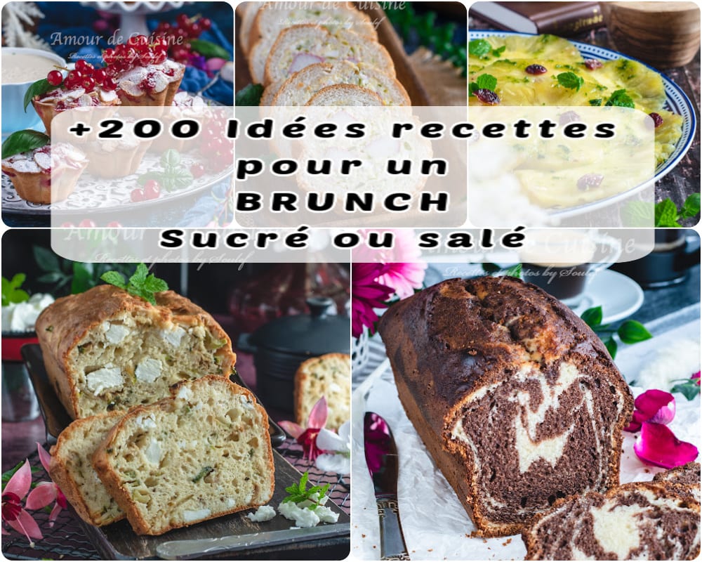 + 200 idees recettes pour brunch salé ou sucré
