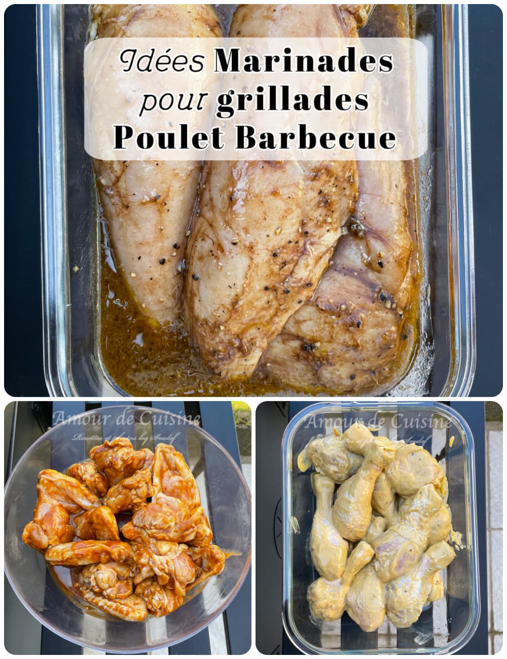 Idées marinades pour grillades Poulet Barbecue