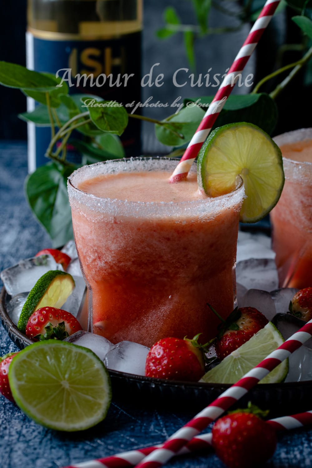 Margarita aux fraises sans alcool