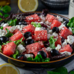 Salade fraiche à la pastèque et feta