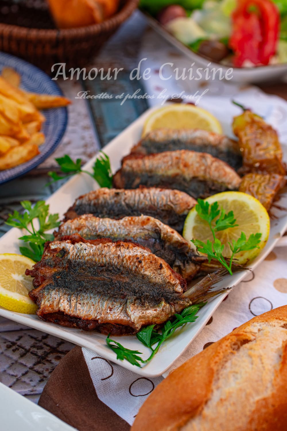 Sardines farcies à la chermoula