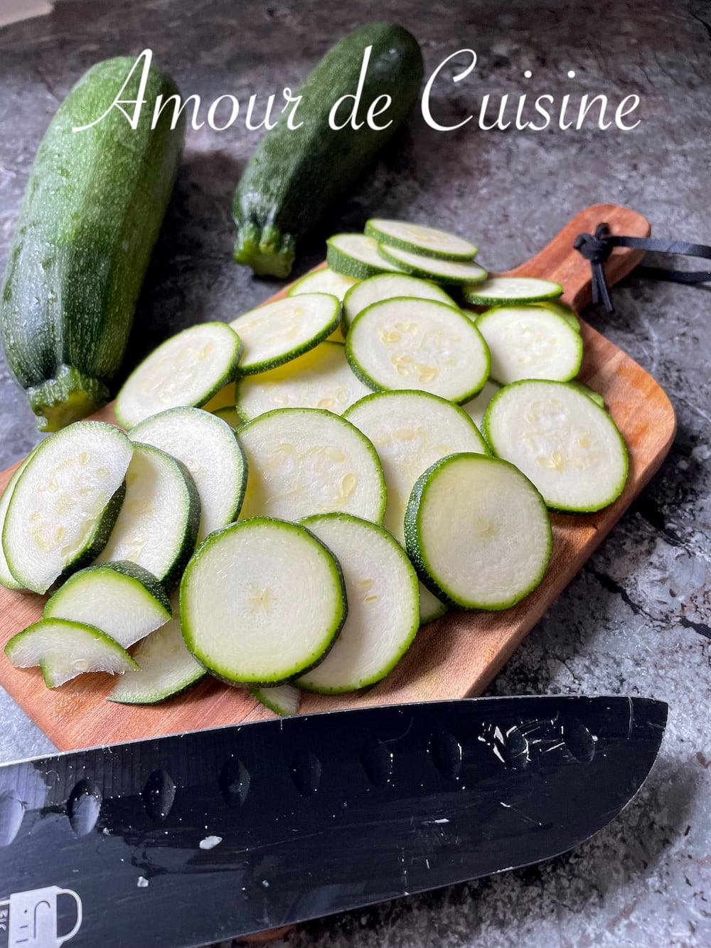 courgettes fraiches