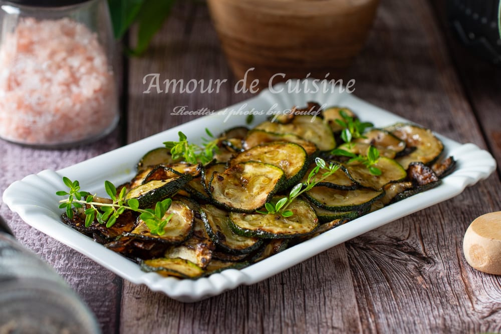 Courgettes sautées à l’ail à la poêle