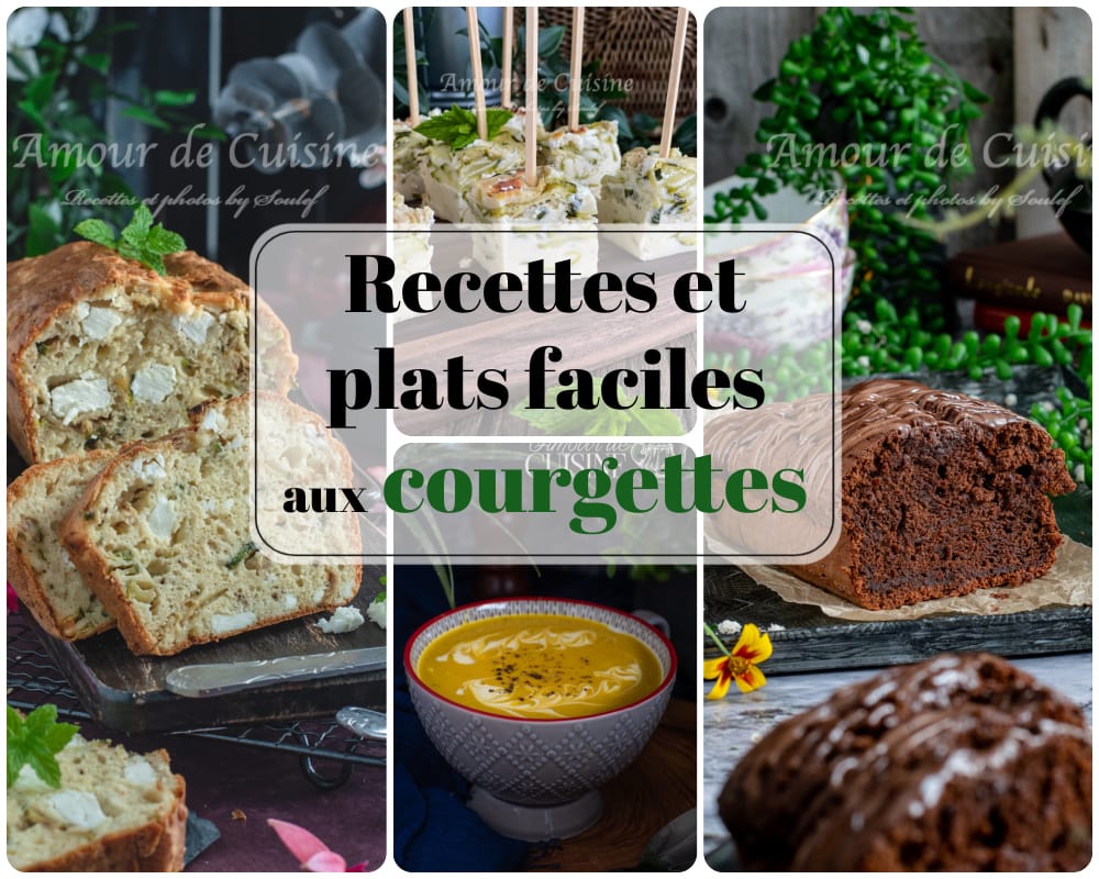 Recettes et plats faciles aux courgettes