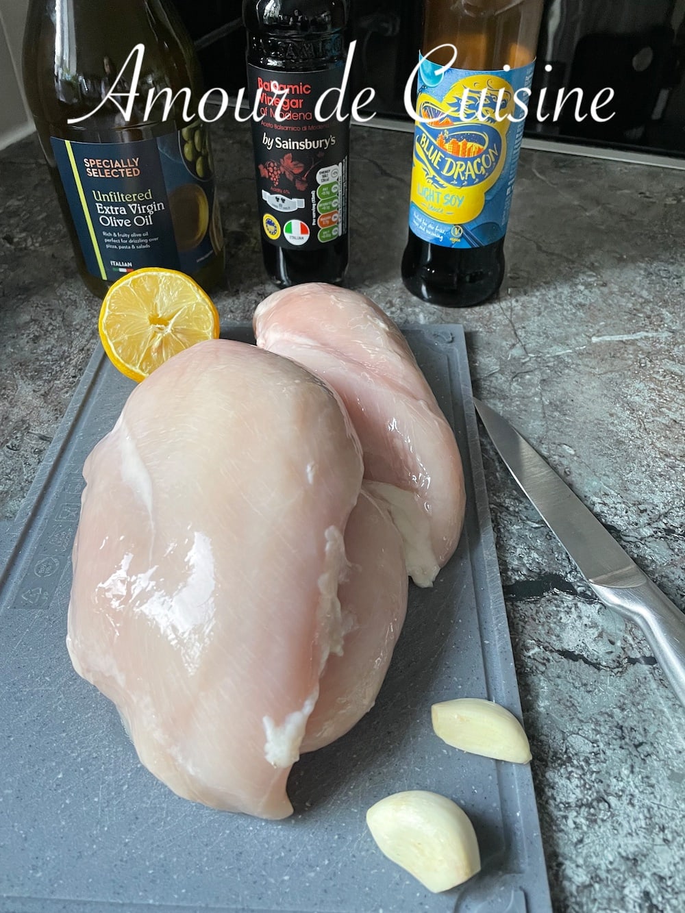 ingredients Marinade pour poulet au vinaigre balsamique