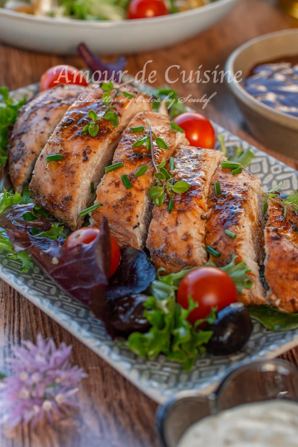 Recette Blancs de poulet grillés au barbecue