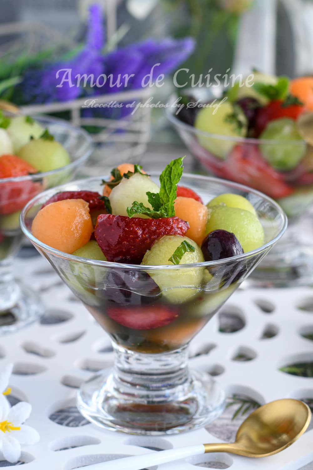 Salade de melon, dessert frais d'été