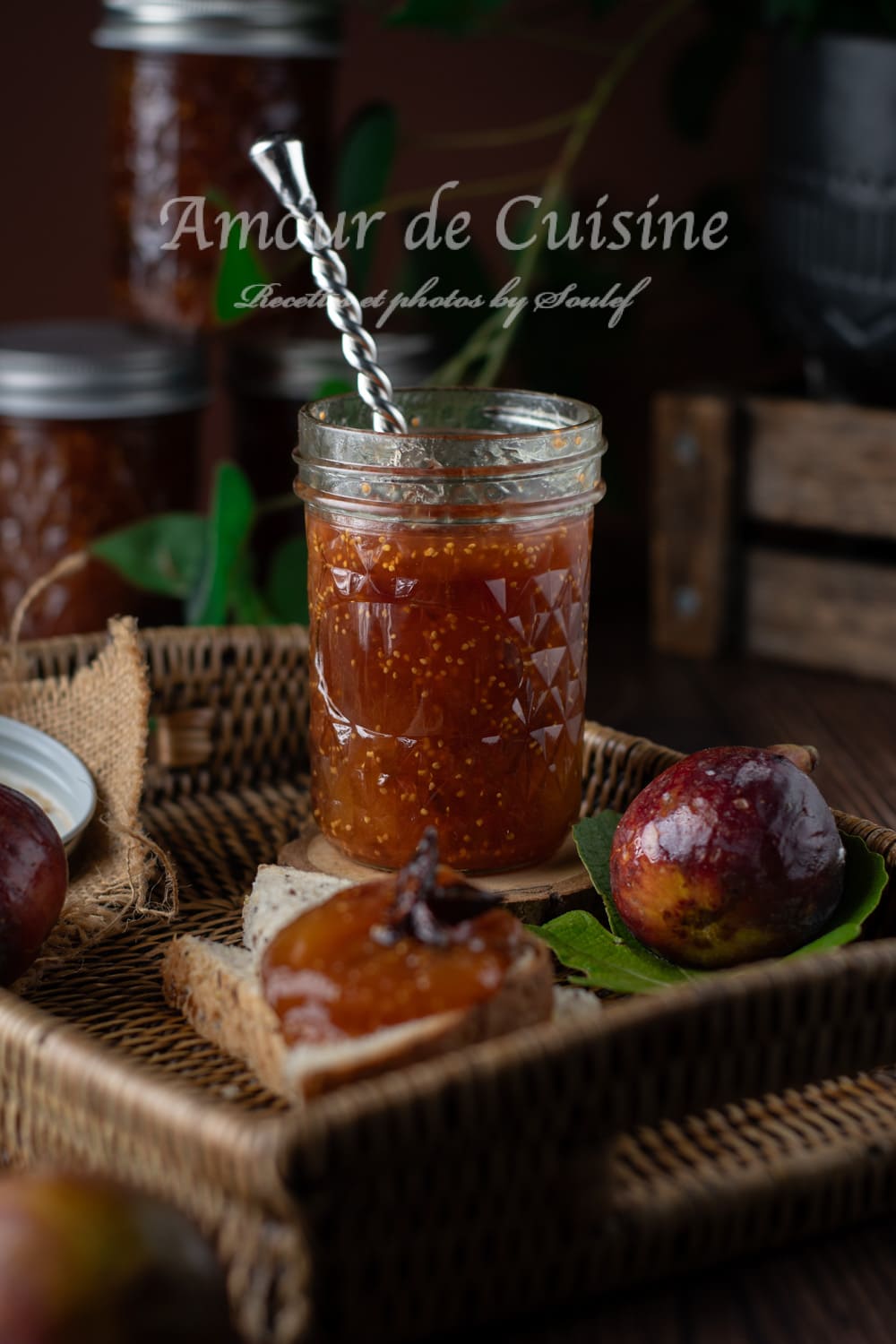 confiture de figues noires fait maison, recette facile