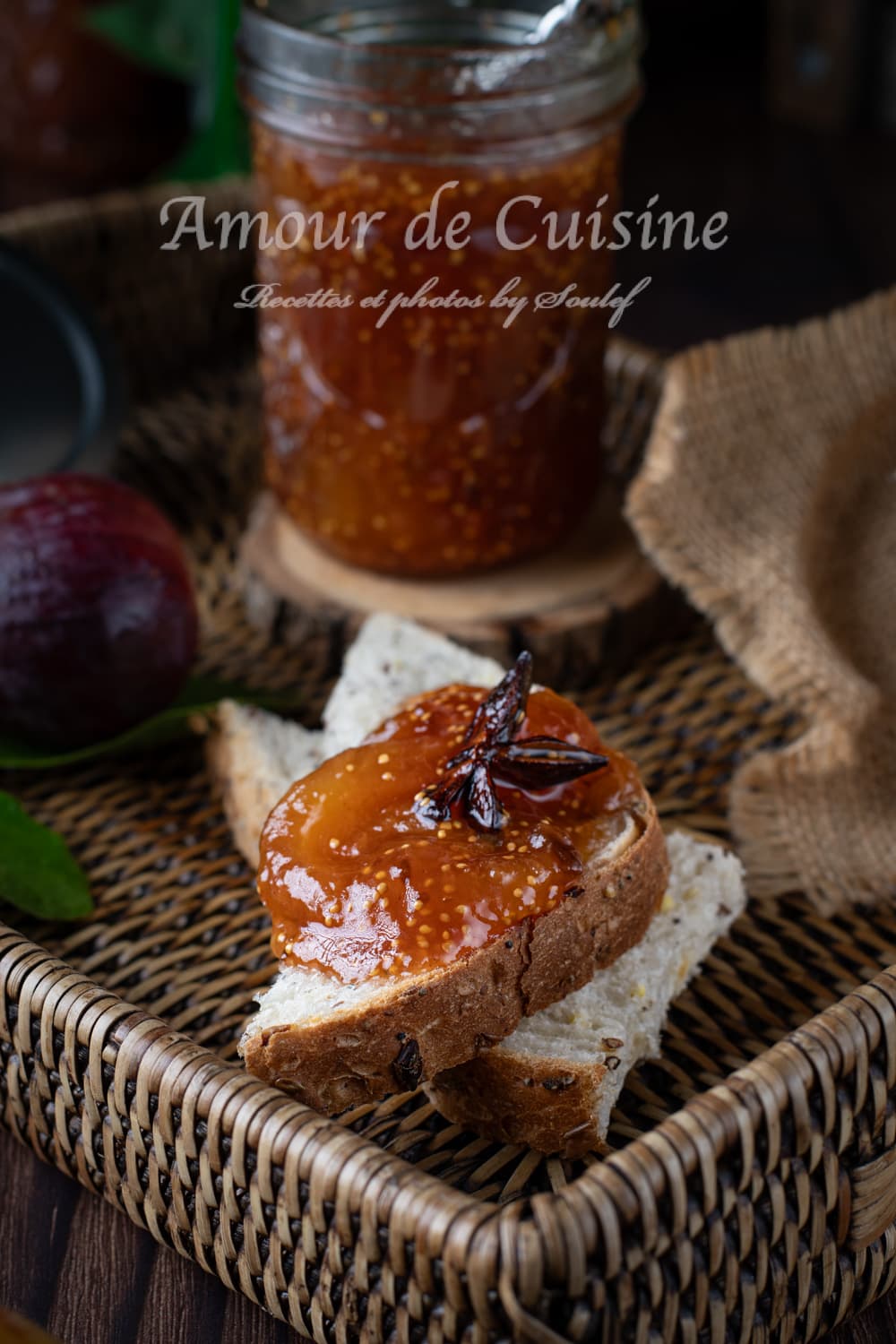 confiture de figues noires fait maison