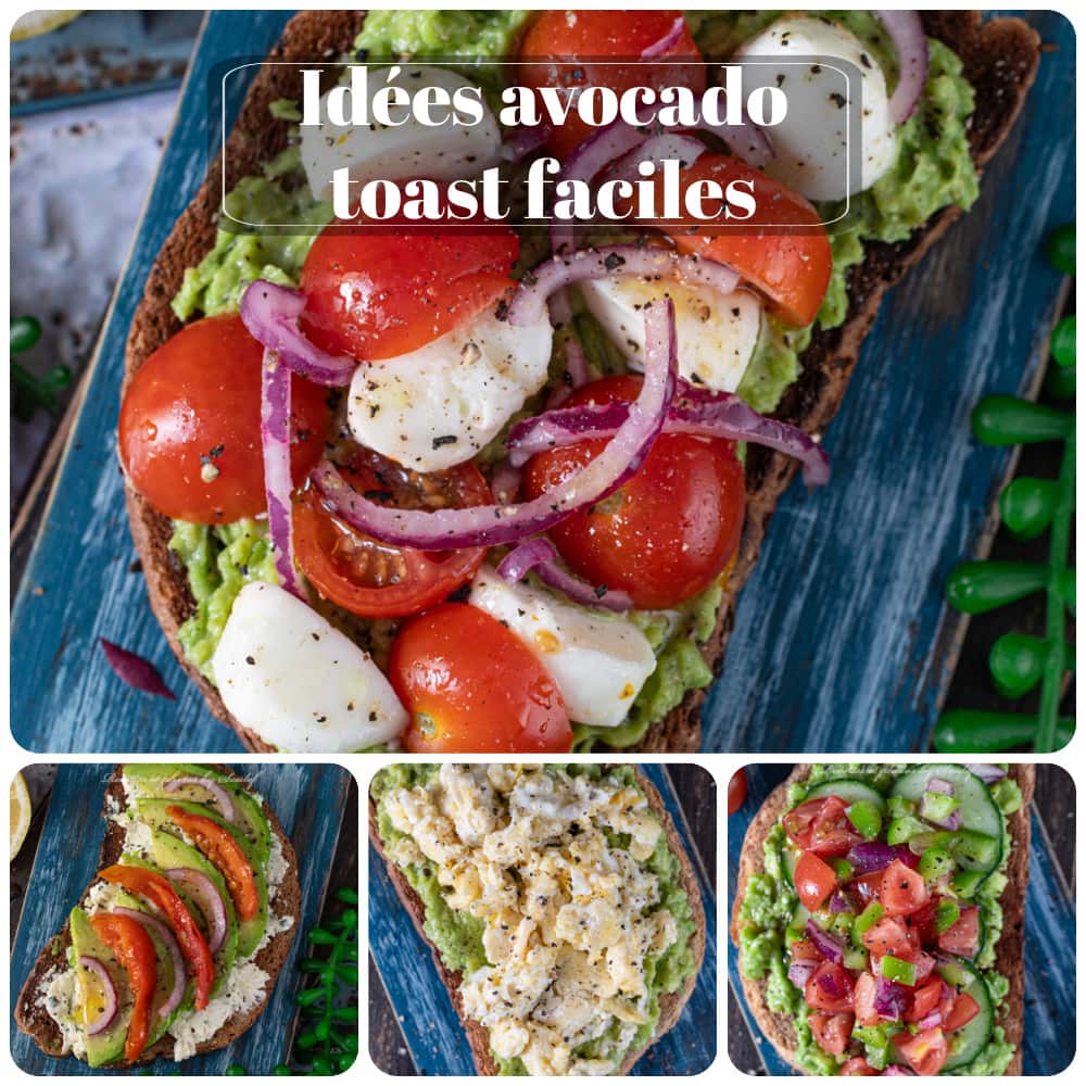 Idées avocado toast faciles
