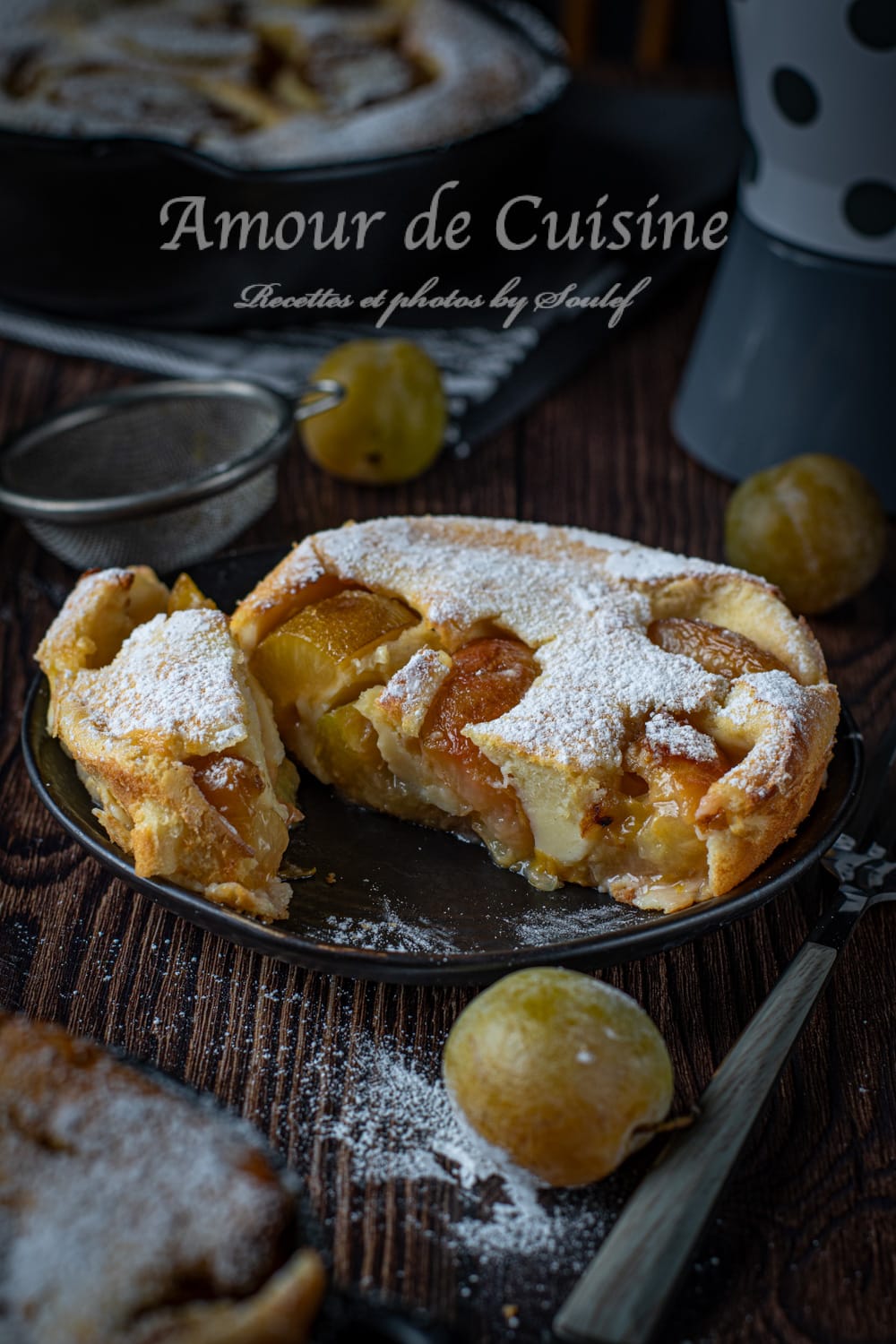 Flognarde ou clafoutis aux mirabelles