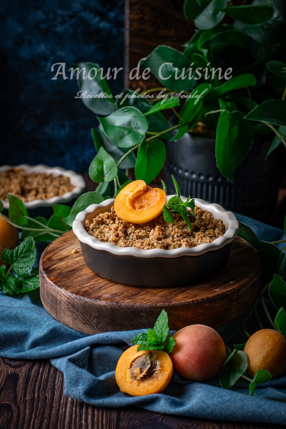 crumble aux abricots, recette facile