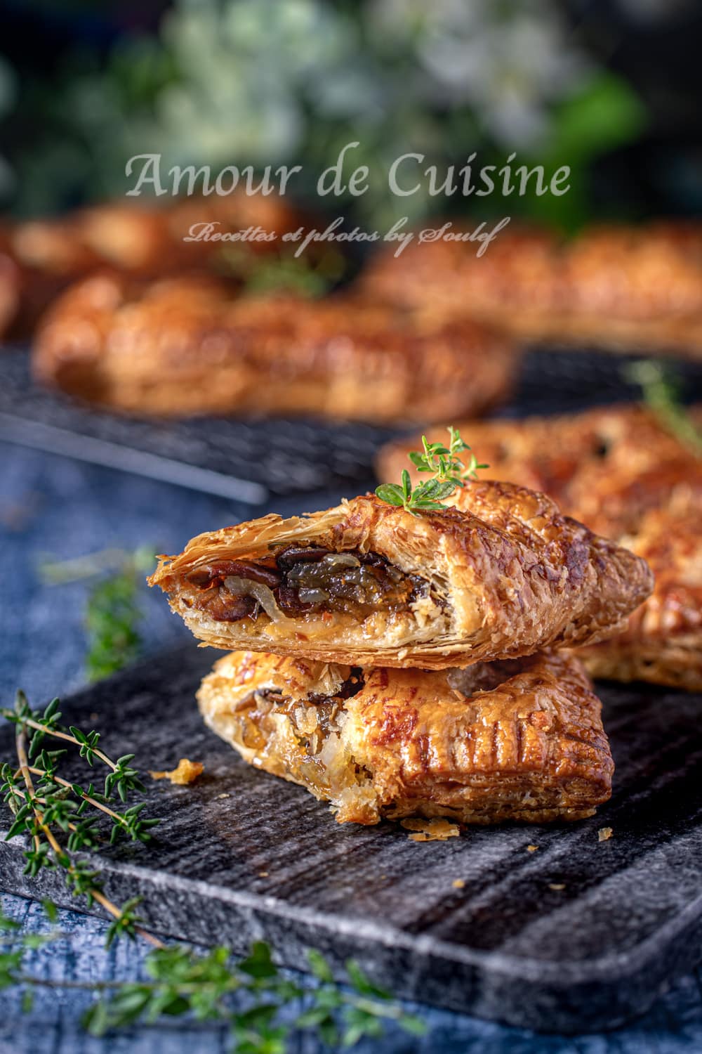 Recette feuilletés aux champignons de Paris