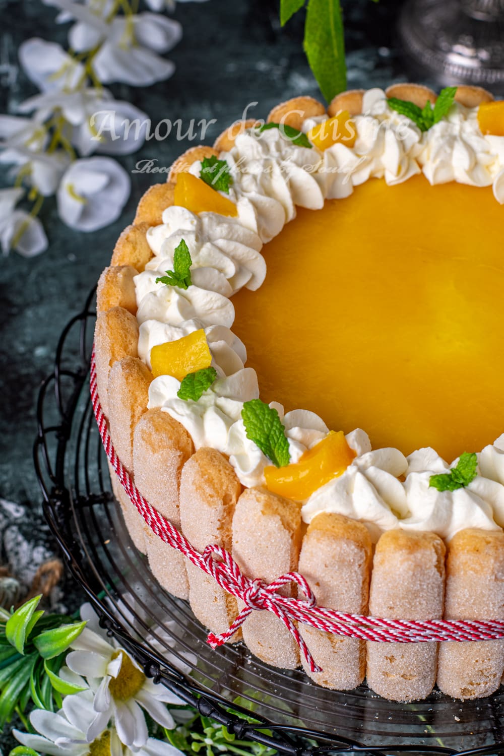 charlotte mangue mascarpone