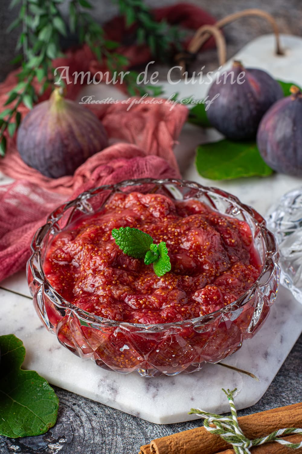 Recette de compote de figues sans sucre