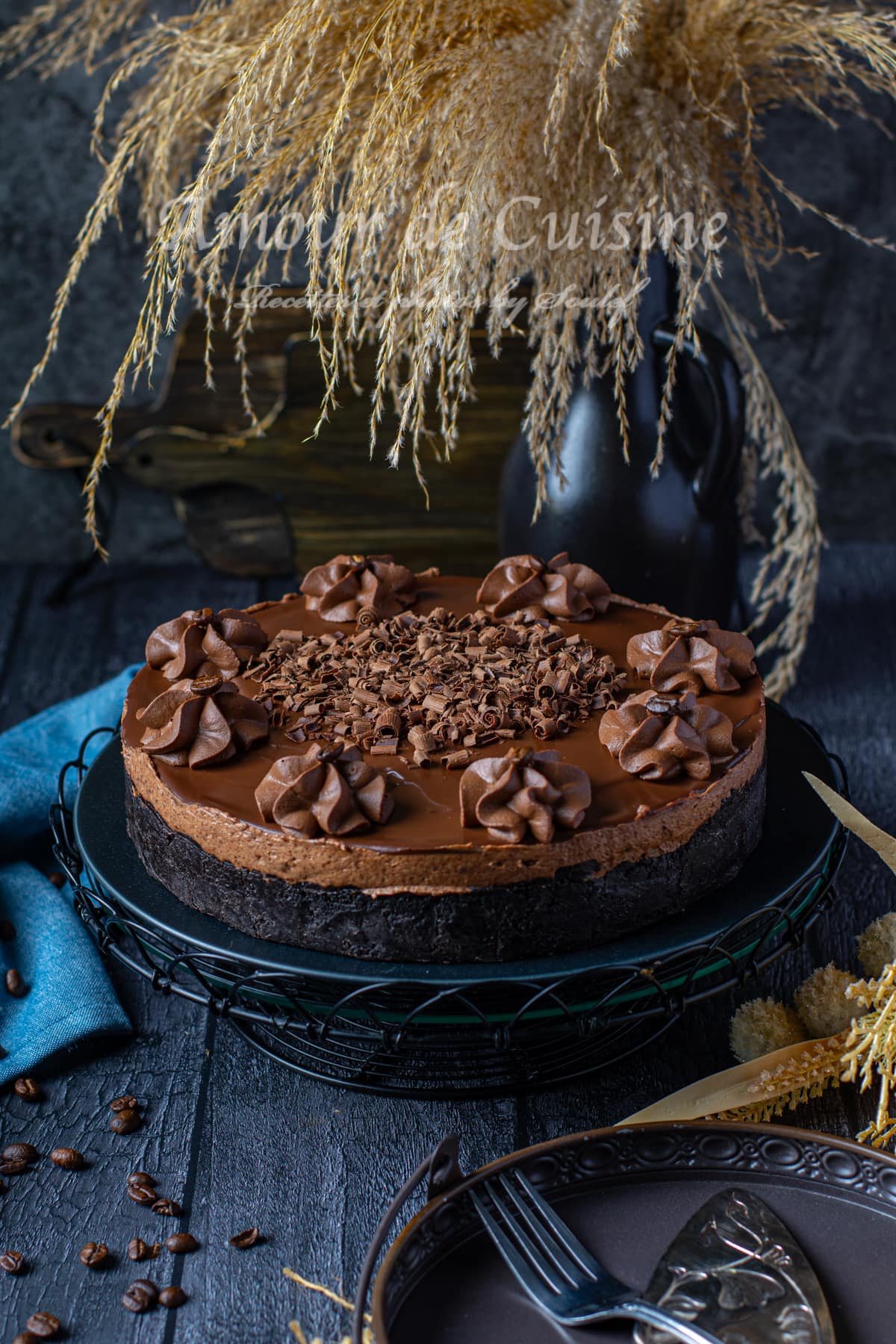 Cheesecake au chocolat sans cuisson