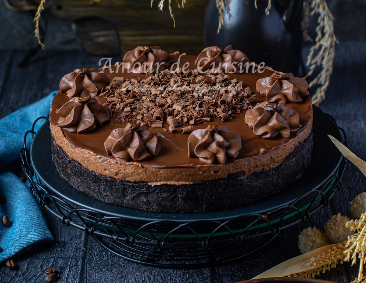 Cheesecake au chocolat sans cuisson