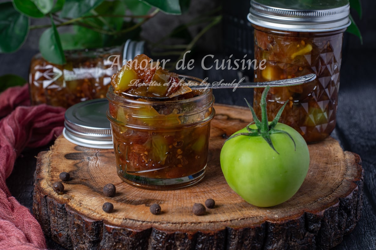 Recette chutney de tomates vertes