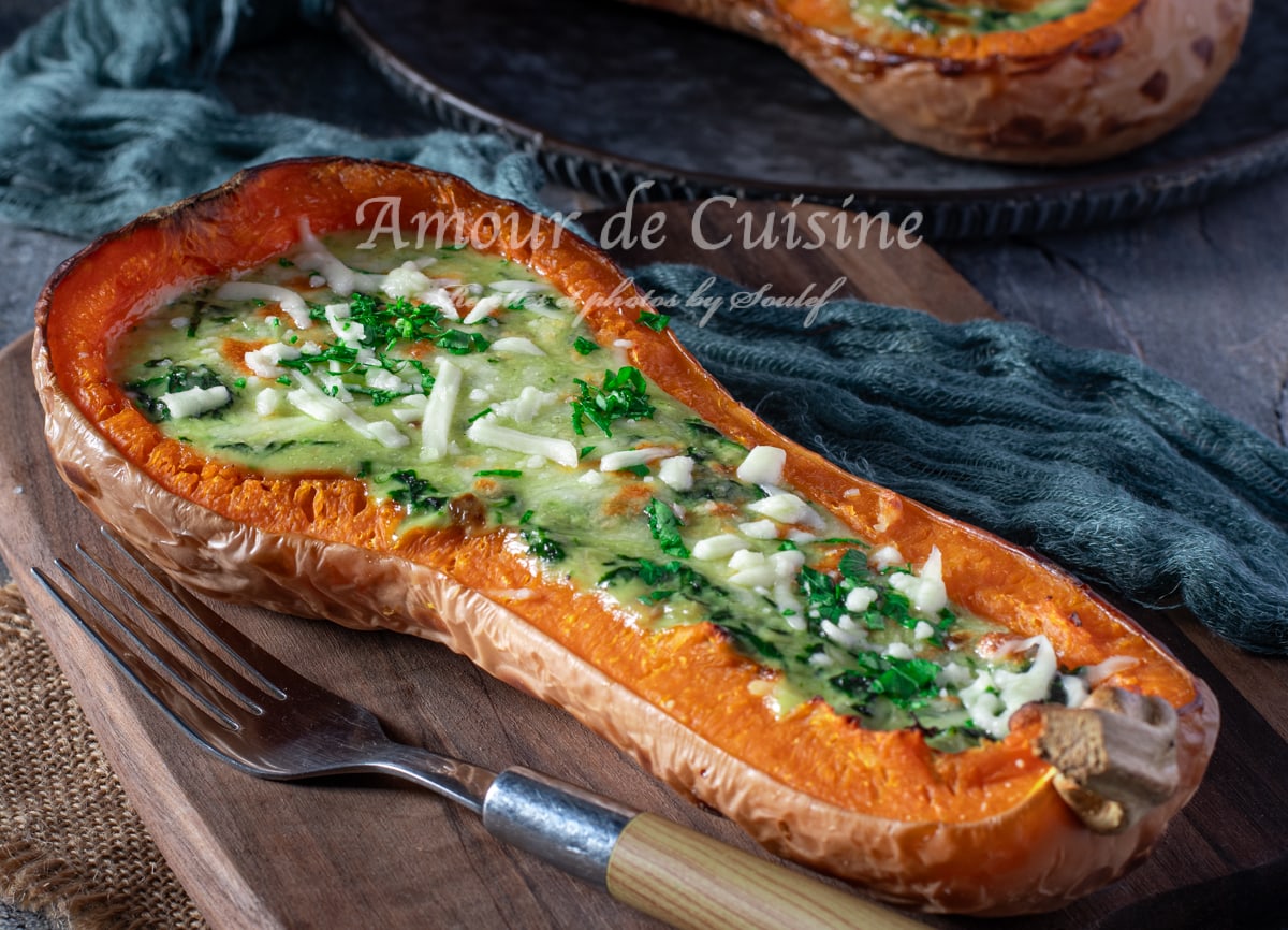 recette butternut au four farcie