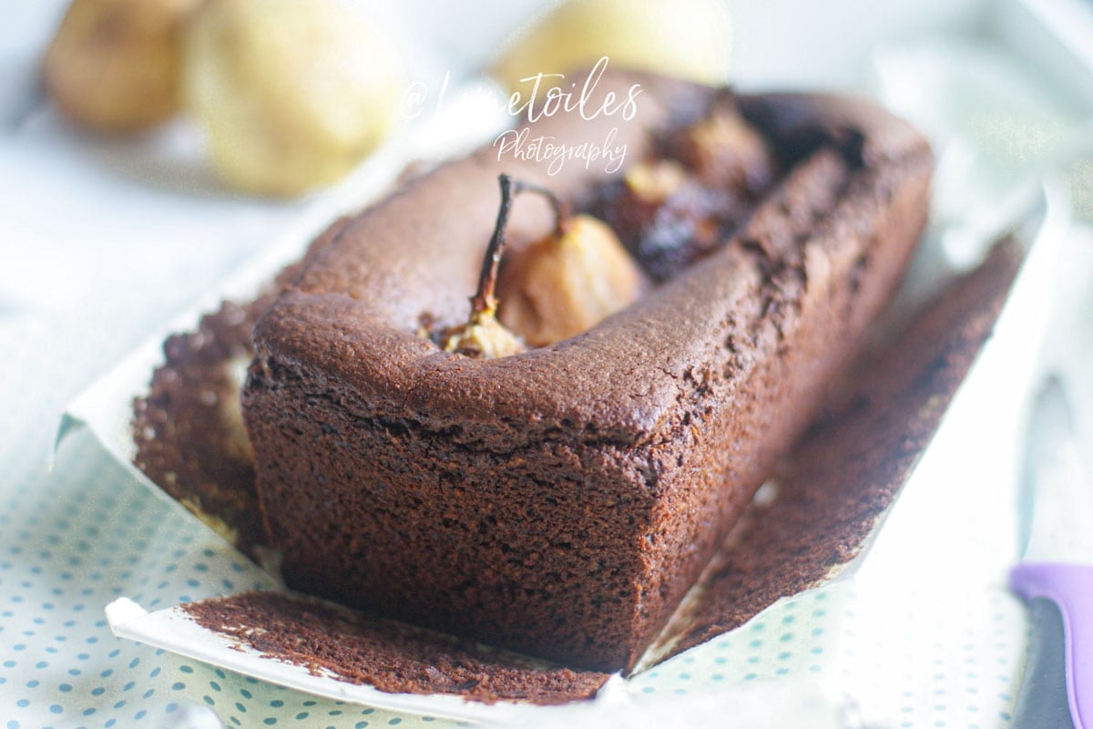 recette gateau poires chocolat ultra fondant