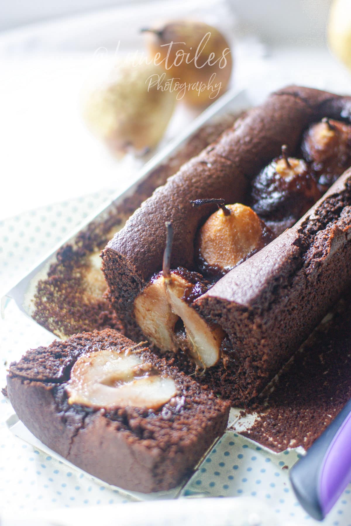 recette gateau poires chocolat ultra fondant