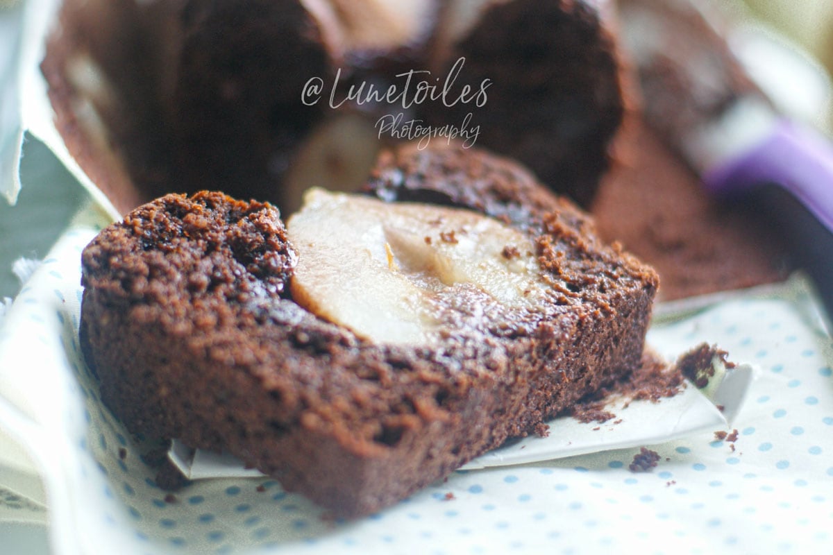 recette gateau poires chocolat ultra fondant