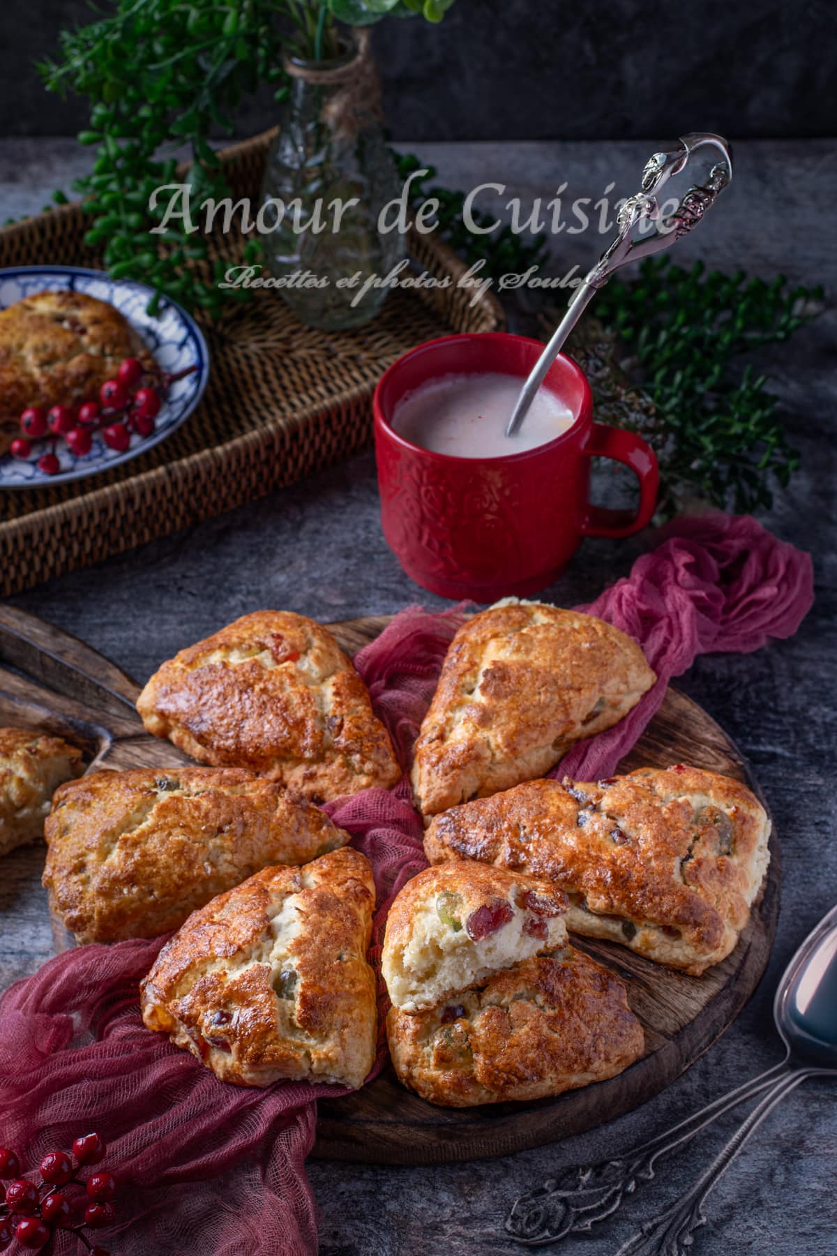 Scones aux fruits secs facile