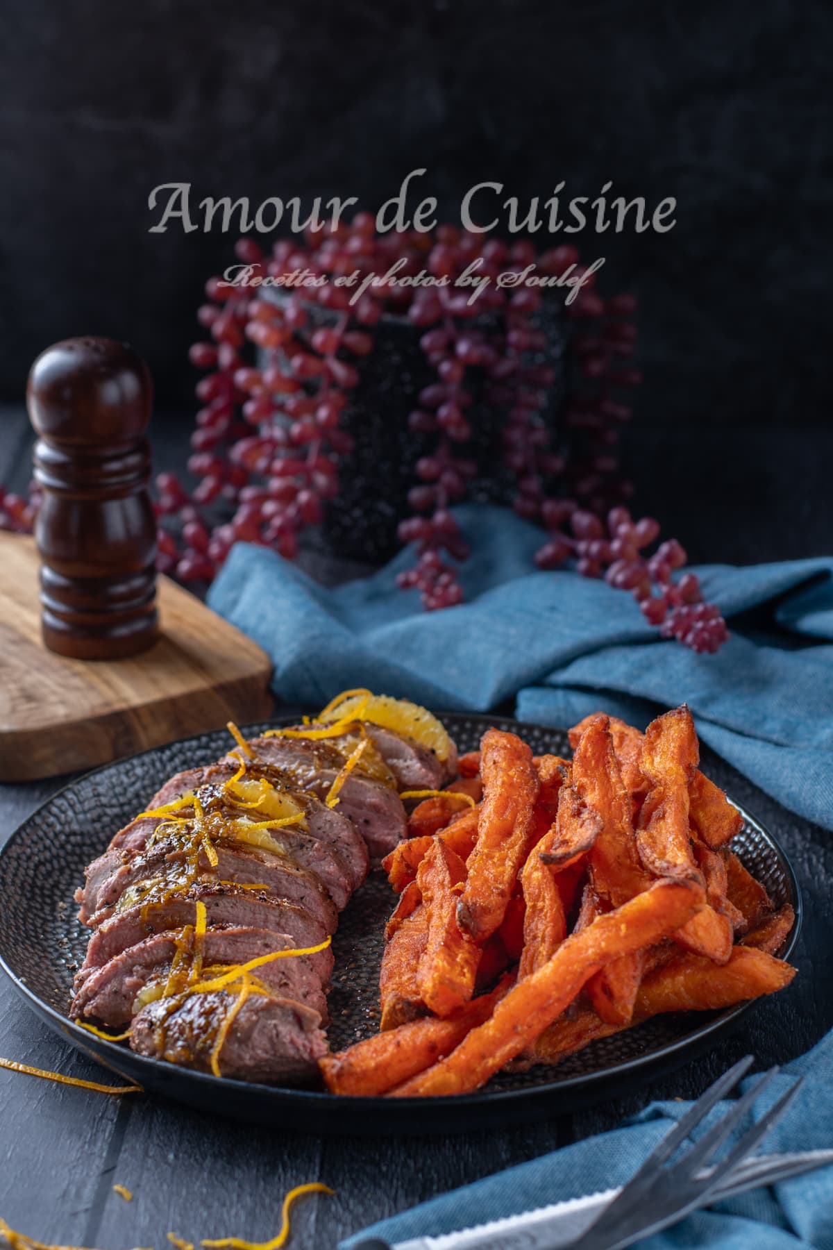 Recette magret de canard à l'orange