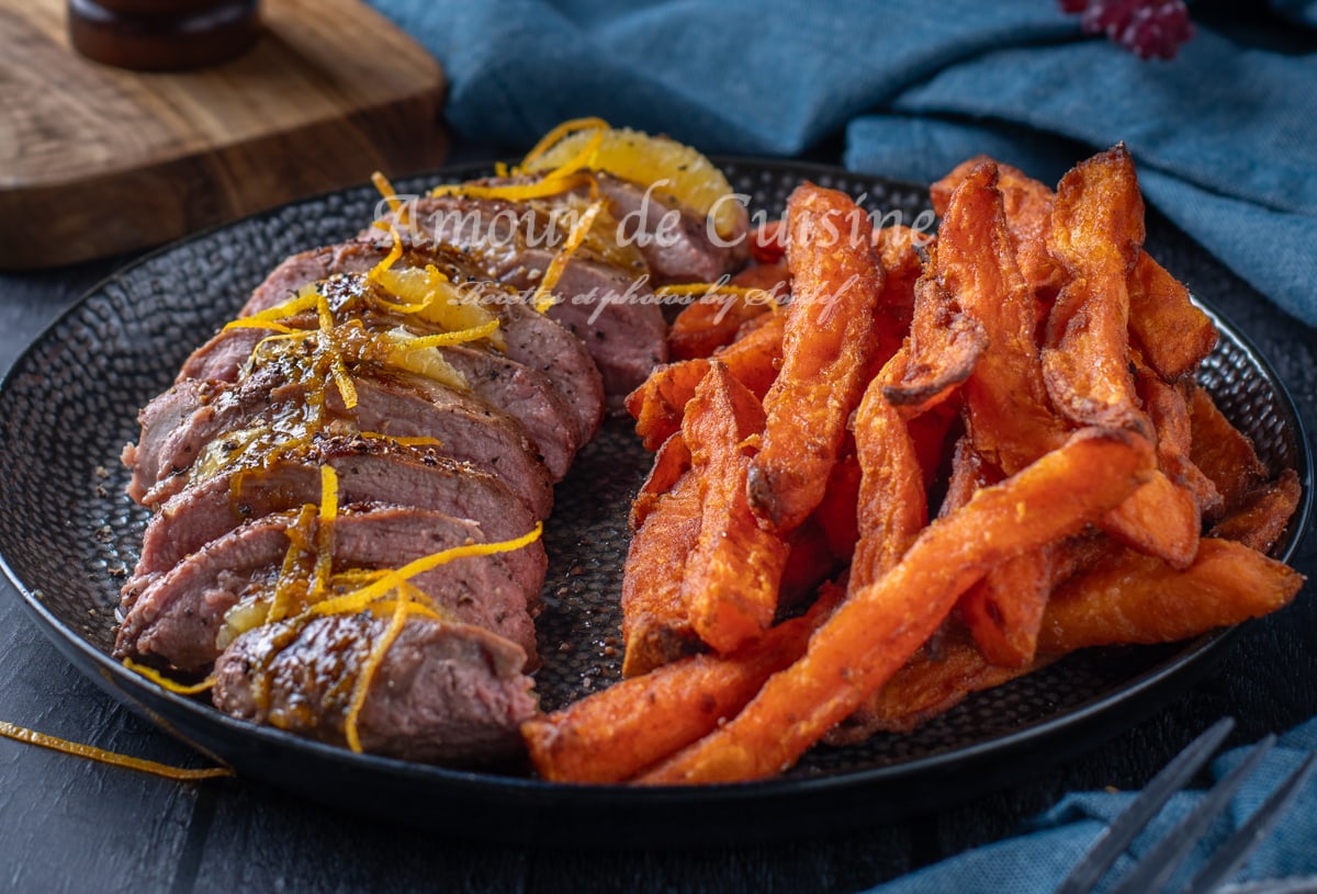 Recette magret de canard à l’orange