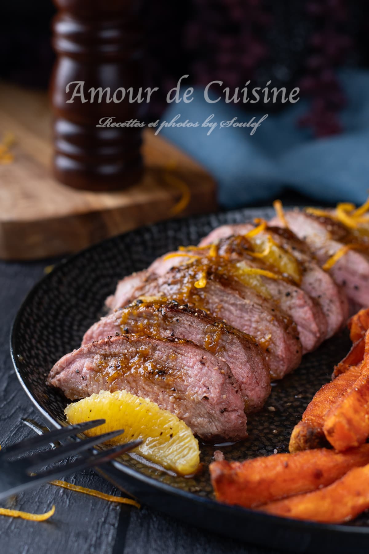 Recette magret de canard à l'orange