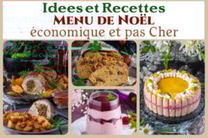 recettes pour menu de noel économique