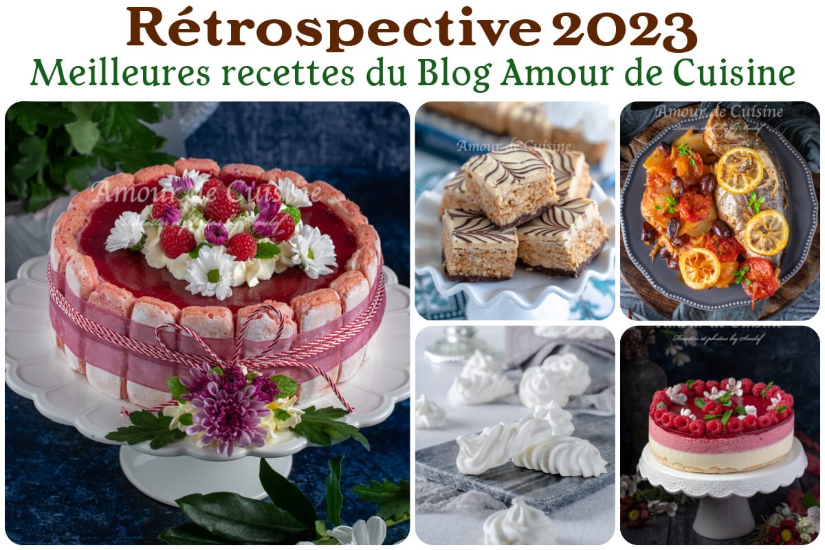 Rétrospective : Recettes Amour de cuisine 2023
