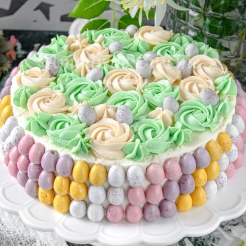 Gateau de paques aux oeufs au chocolat