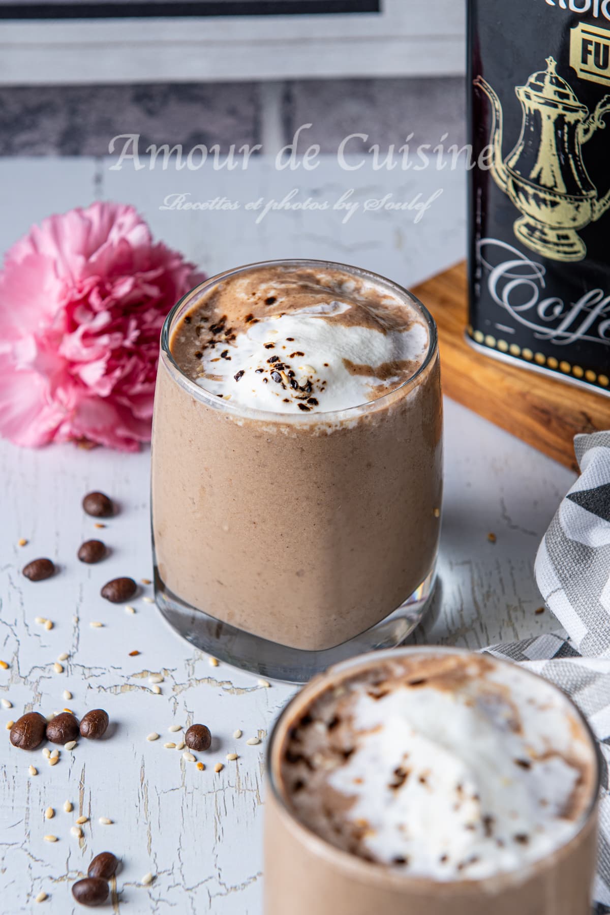 Smoothie au tahini et café