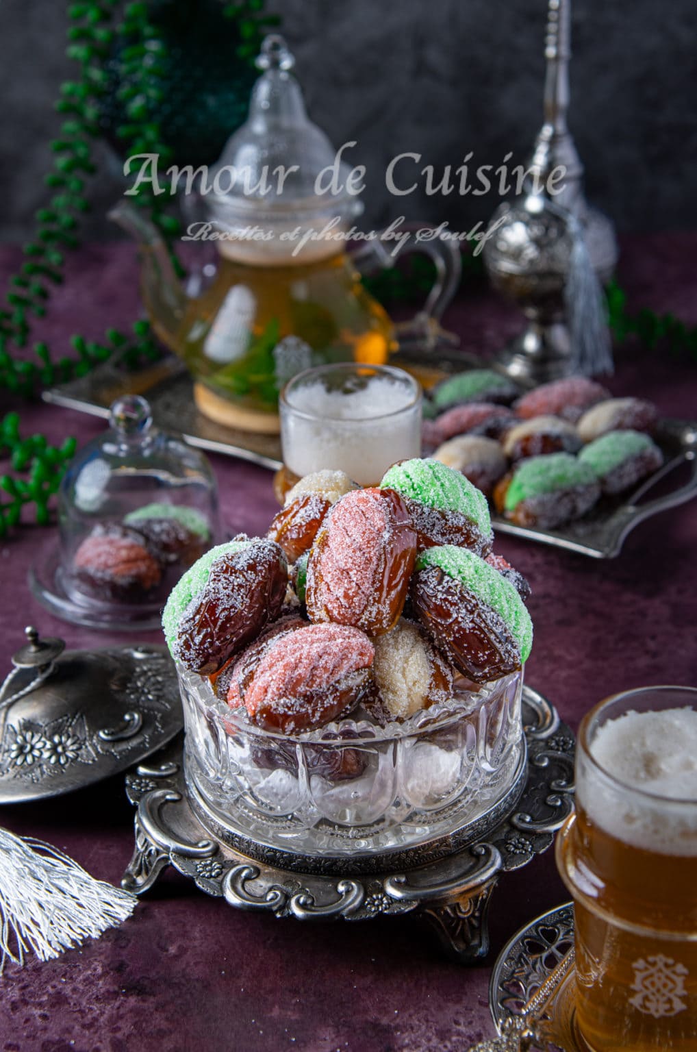 Recette de dattes fourrées