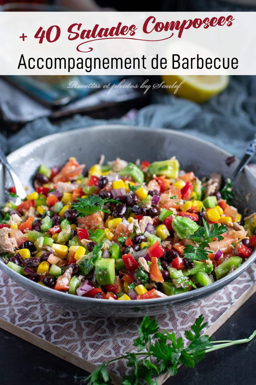 salade composee barbecue