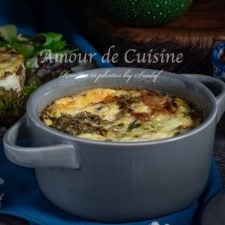 Recette facile de flan de courgettes au four (entrée légère et savoureuse)