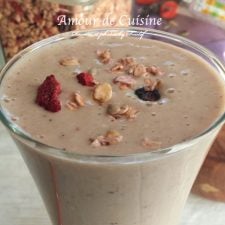 smoothie au granola et à la banane